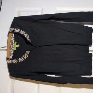 XS Sigrid Olsen sweater with bead detailing